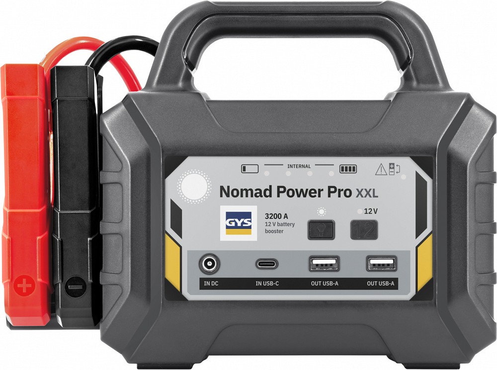 Käivitusabi-akupank 12 V 3200 A lithium nomad power PRO XXL