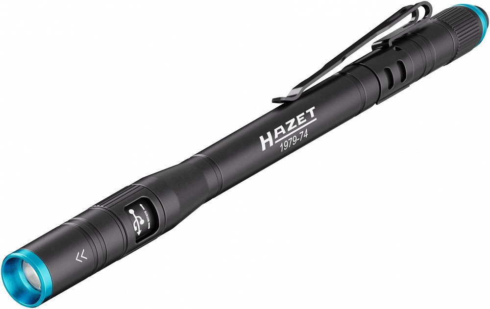 Taskulamp "pliiats" tüüpi, 500LM, LED, 2XAAA, USB-C laetav