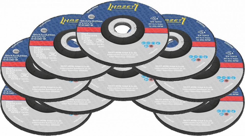 10 tk universaallihvketas 125×6 mm kõik metallid, keevisõmblused JNE