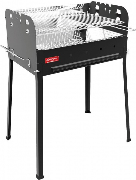 Grill sirio (mangaal) 58×37 cm, H70 cm, 6-8IN, inox, süsi