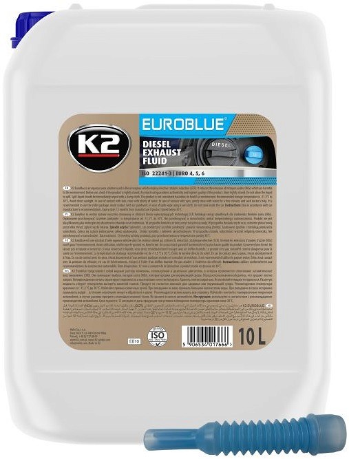 K2 euroblue (adblue) 10 l valamisotsikuga