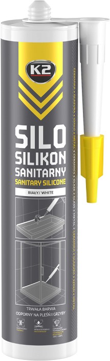 K2 silo sanitary silicone white sanitaarsilikoon valge 300 ml/PADRUN