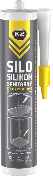 K2 silo sanitary silicone clear sanitaarsilikoon värvitu 300 ml/PADRUN
