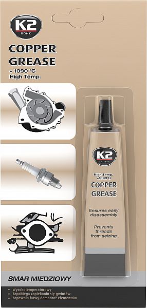 K2 copper grease vasemääre 20G/TUUB