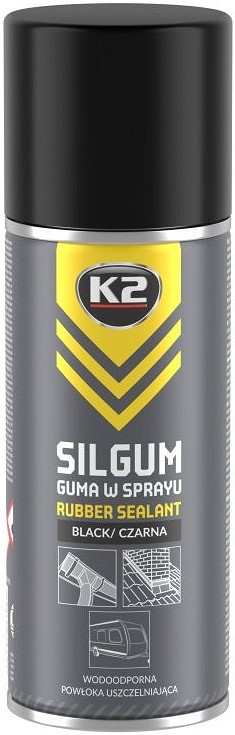 K2 silgum rubber sealant kummipõhine hermeetik must 500 ml/AE