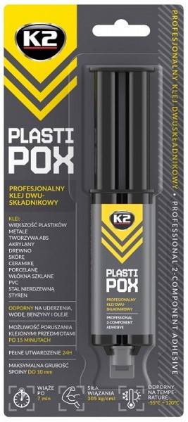 K2 plastipox kahekomponentne epoksiidliim 25 g
