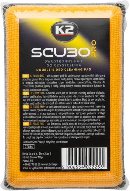 K2 scubo PRO kahepoolne puhastuspadi 13×98 mm