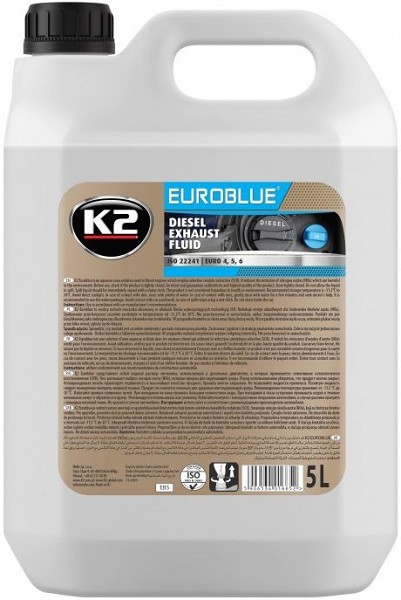 K2 euroblue (adblue) 5 l valamisotsikuga