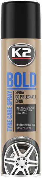 K2 bold rehvi hooldus- JA puhastusaine / rehviläige 600 ml/AE
