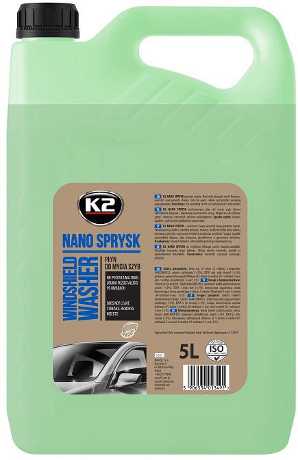 K2 nano sprysk suvine klaasipesu 5 l