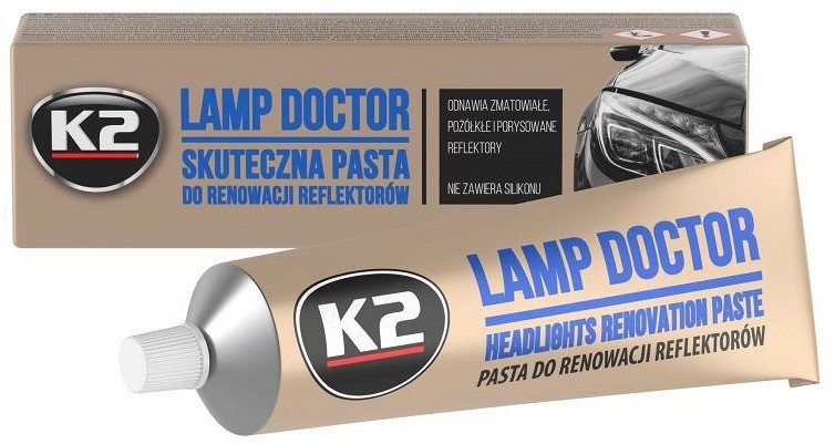K2 lamp doctor tuleklaaside poleerimispasta 60G/TUUB