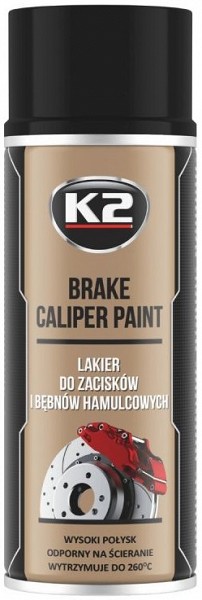 K2 brake caliper paint +260°C kuumakindel värv must 400 ml/AE