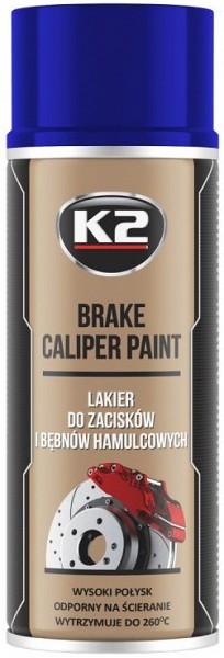 K2 brake caliper paint +260°C kuumakindel värv sinine 400 ml/AE