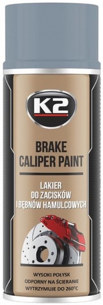 K2 brake caliper paint +260°C kuumakindel värv hõbedane 400 ml/AE
