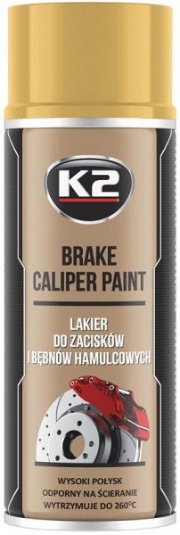 K2 brake caliper paint +260°C kuumakindel värv kuldne 400 ml/AE