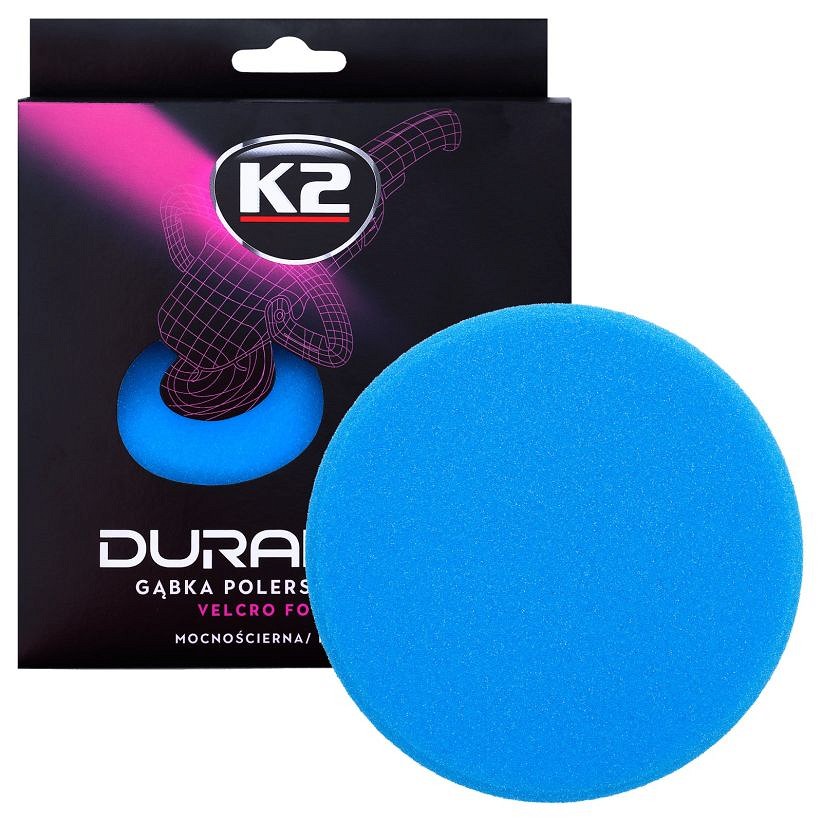 K2 duraflex PRO blue hard abrasive takjakinnitusega poleerimispadi 150×25 mm