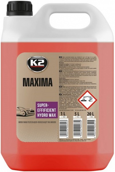 K2 maxima hydro WAX kuivatusvaha 5 l konts