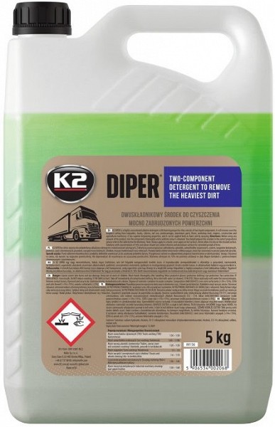 K2 diper kahekomponentne puhastusvahend 5 l konts
