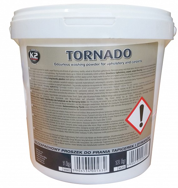 K2 tornado polstripuhastusvahend 1 kg (pesupulber)