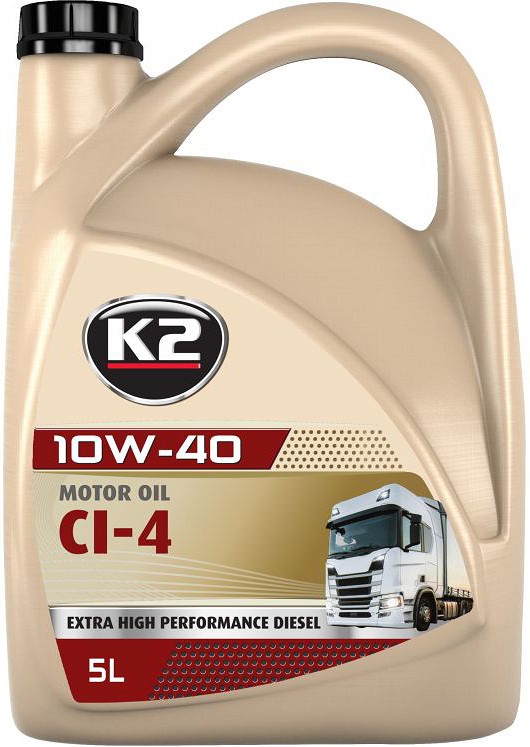 K2 10W40 API CI-4 acea E7, VDS-3, RLD-2, MB 228.3, MB 229.1 5 l