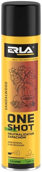 ERLA ONE shot sandalwood õhuvärskendaja 600 ml