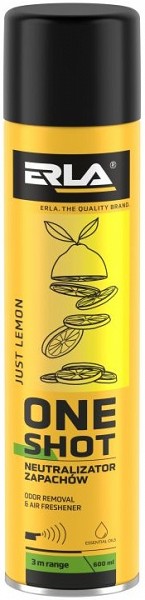 ERLA ONE shot just lemon õhuvärskendaja 600 ml
