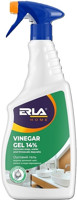 ERLA home vinegar GEL majapidamisäädika geel 14% 750 ml