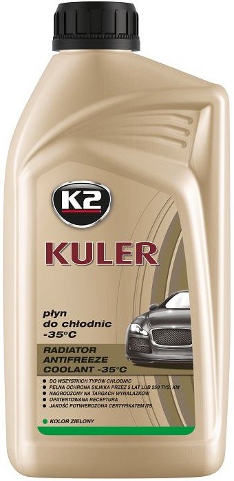 K2 kuler roheline -35°C jahutusvedelik valmis 1 l