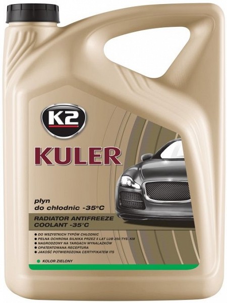 K2 kuler roheline -35°C jahutusvedelik valmis 5 l