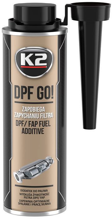 K2 DPF GO! diisli tahmafiltri puhastaja 250 ml
