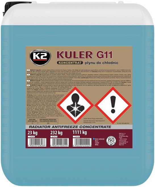 K2 kuler sinine G11 jahutusvedelik konts 20 l