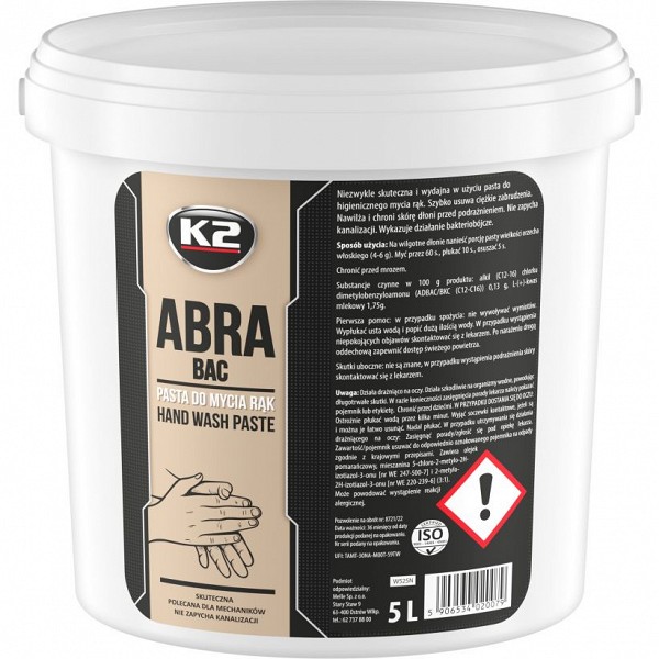 K2 abra kätepuhastuspasta 5 l
