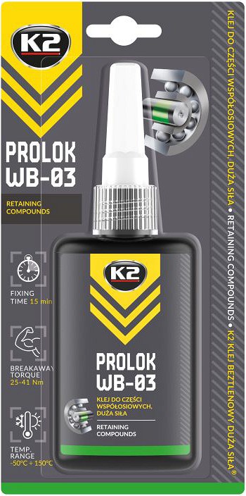 K2 prolok WB-03 retaining compounds roheline laagriliim 50 ml