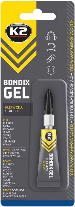K2 bondix GEL kiirliim 3 g