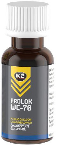 K2 prolok WC-70 tsüanoakrülaatliimi krunt 20 ml