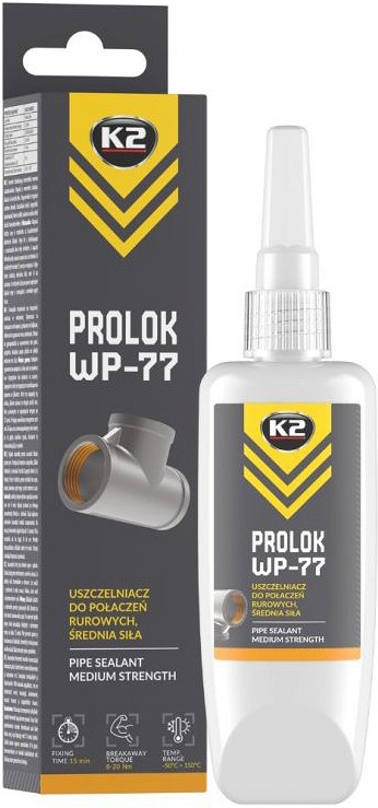 K2 prolok WP-77 pipe sealant torustiku anaeroobne hermeetik 50 ml