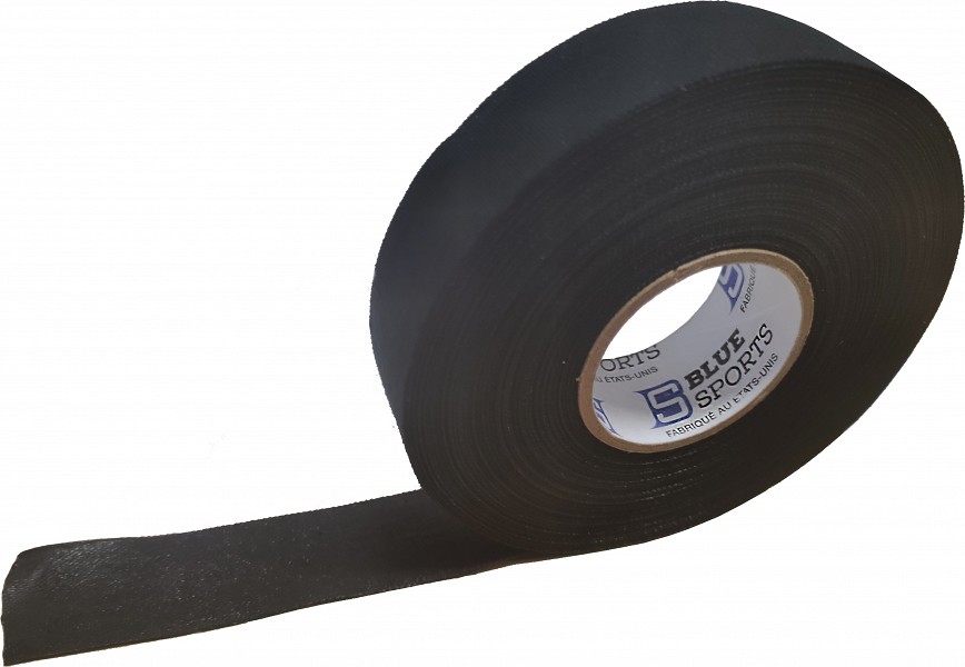 Riidest niiskuskindel kaitseteip 24 mm/18M must, softglue BLUE SPORTS