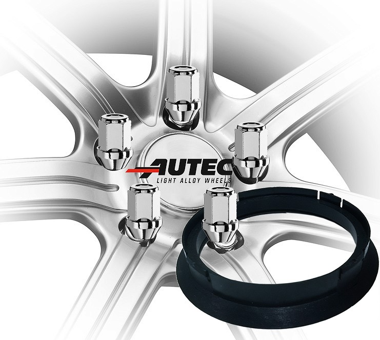 AUTEC KIT (M12×1.50/34/19 5 tk + 70.1-60.1 1 tk) TOYOTA/LEXUS