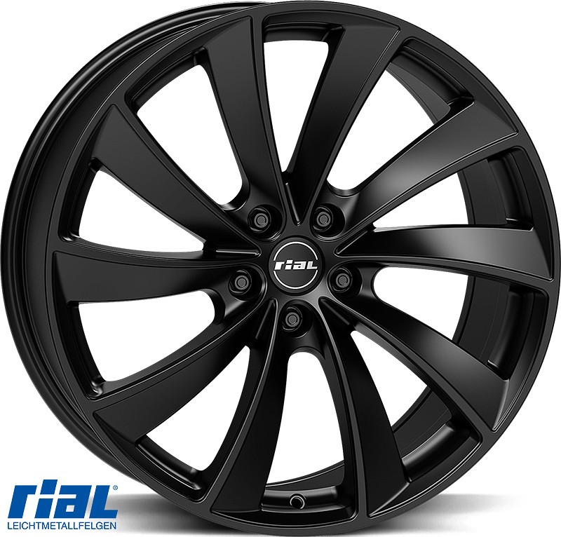 RIAL lugano B 9.5×19 5×120/40 (64.1) (B) (K60°) (TUV) KG800 (TES) front