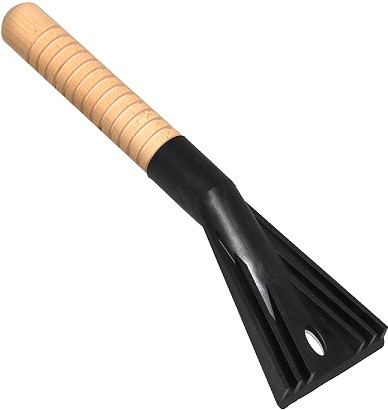 JÄÄKAABITS/JÄÄKRAAPER "nature" puidust käepide soontega 33 cm