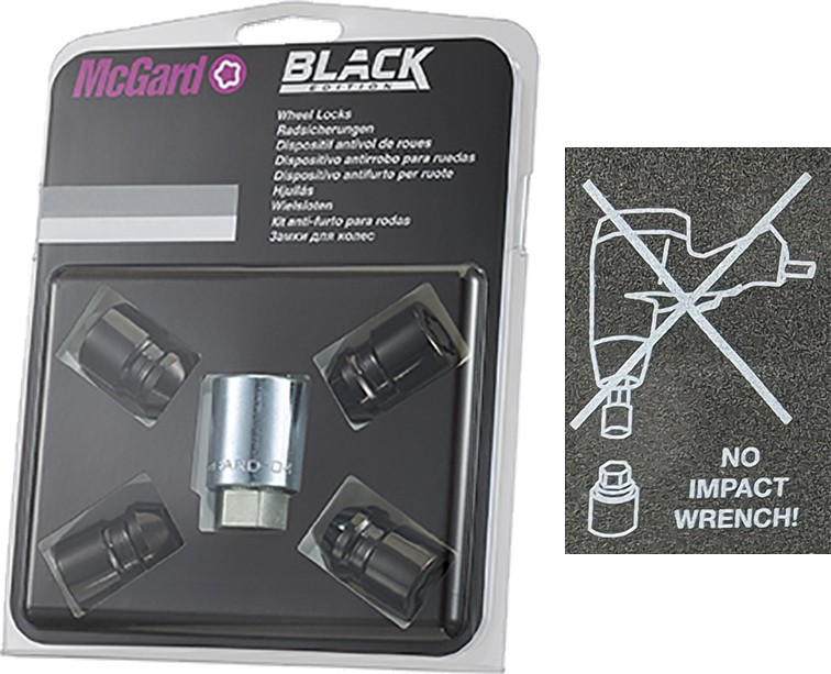 Lukustusm, MCGARD (standard) M12×1.50/37/21 (P37, CH21) must