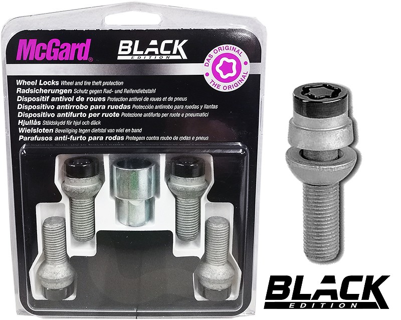 Lukustusp, MCGARD (black) PK15×1.25/44/17 (pall-puks, R14, CH17) must