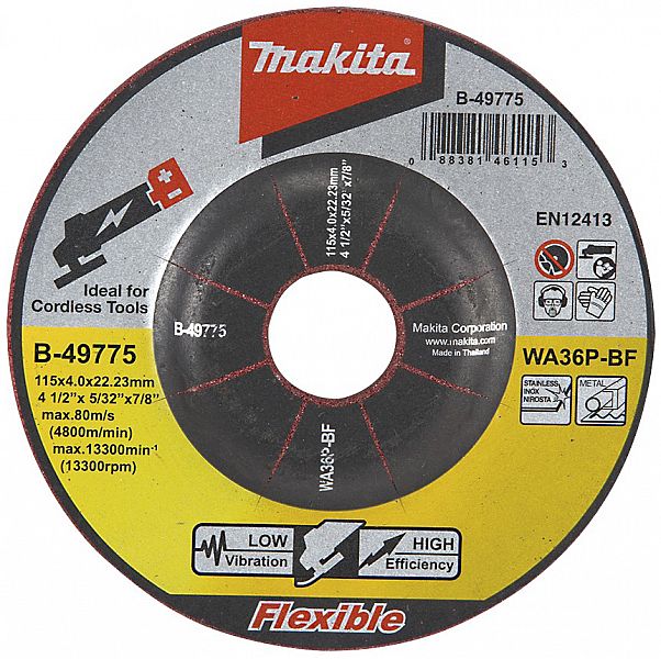 Lihvketas 125×4 mm METALL/RST (inox) 1 tk