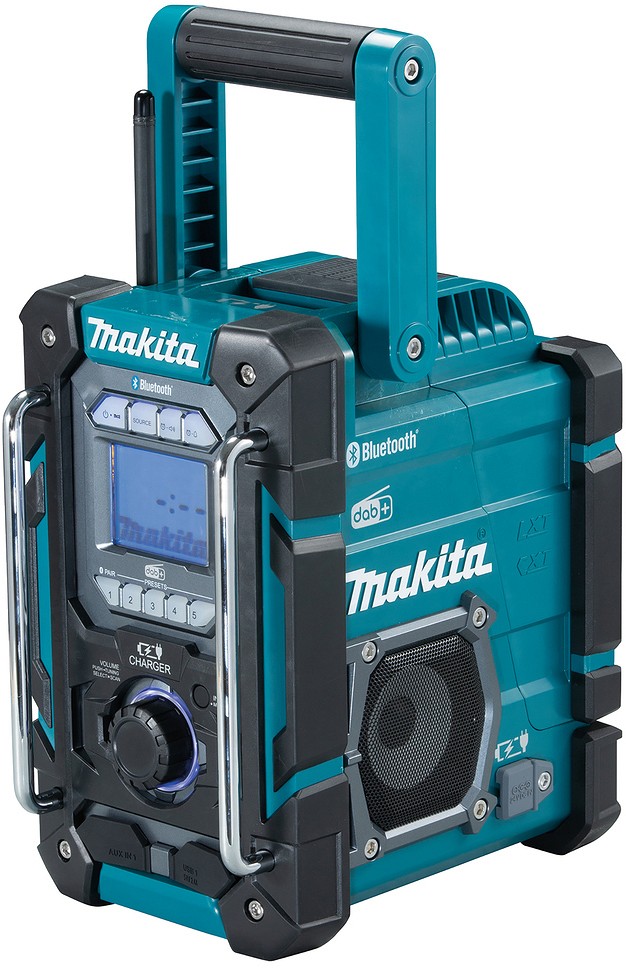 Akuraadio laadija funktsiooniga, bluetooth, DAB JA USB, laeb LXT/CXT akusid