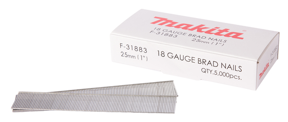 Dykert naelad 1.2×25 mm, 18GA, 5000 tk, AF505, AF550H, DBN500
