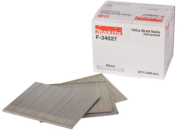 Dykert naelad 1.6×64 mm 16GA 2000 tk AF600, GF600