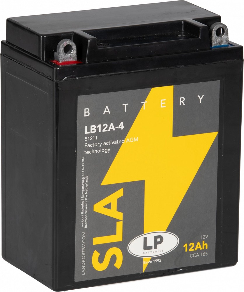 LANDPORT 12AH SLA(AGM) YB12A-A/B motoaku 135×80×160 mm 165 A +/