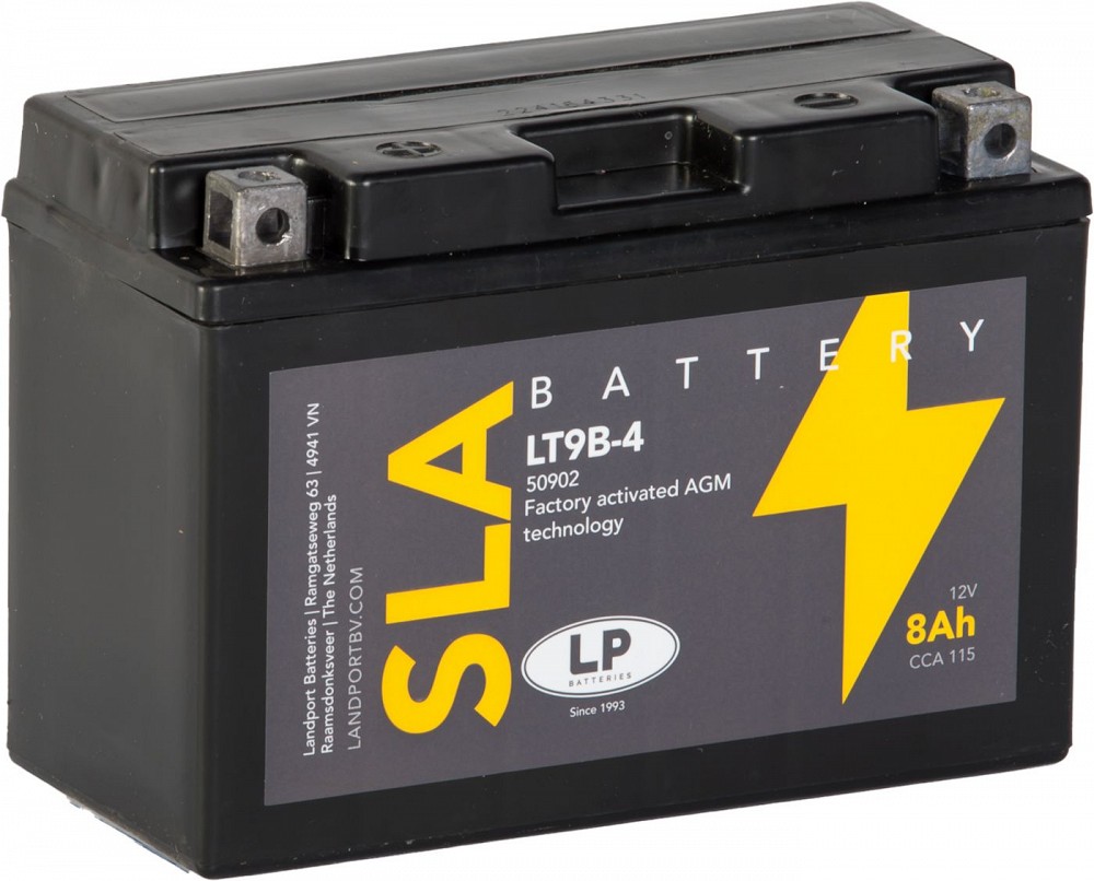 LANDPORT 8AH SLA(AGM) YT9B-BS motoaku 150×70×105 mm 115 A +/
