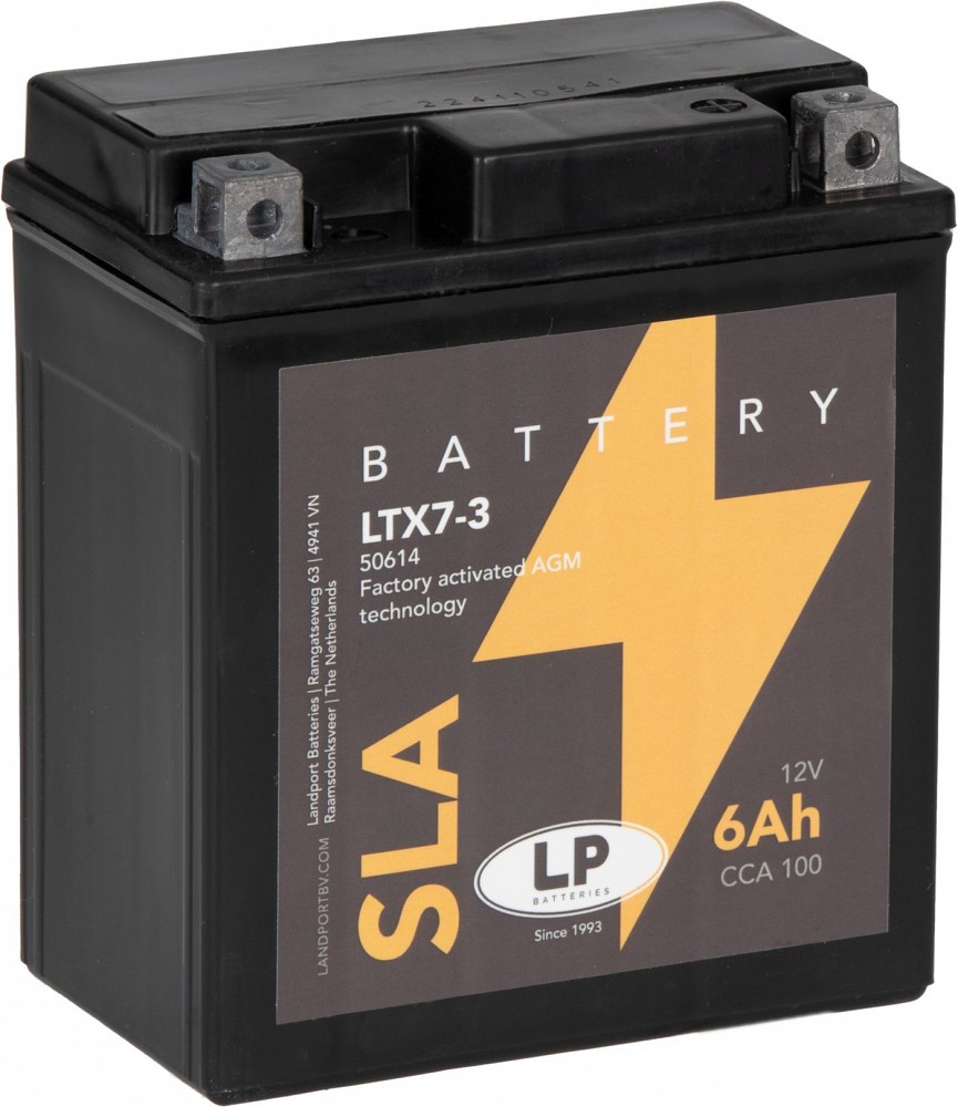 LANDPORT 6AH SLA(AGM) YT×7L-BS motoaku 113×70×130 mm 100 A +/