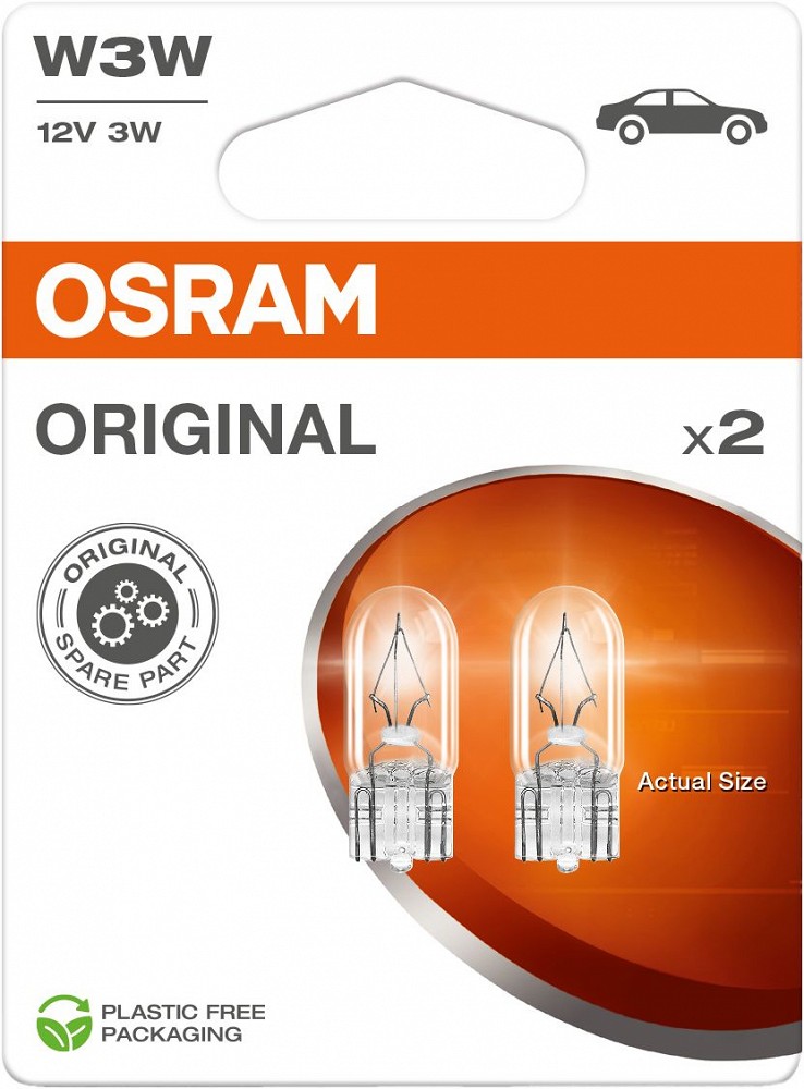 12 V T10 pirn 3 W W2.1×9.5D W3W LF ORIGINAL blister 2 tk
